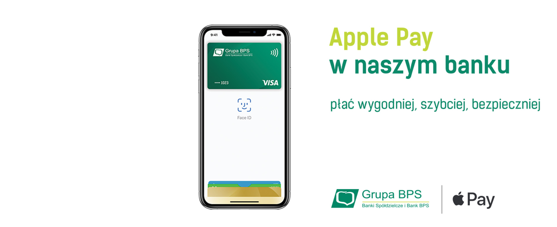 Apple Pay w naszym banku. Płać wygodniej, szybciej, bezpieczniej.